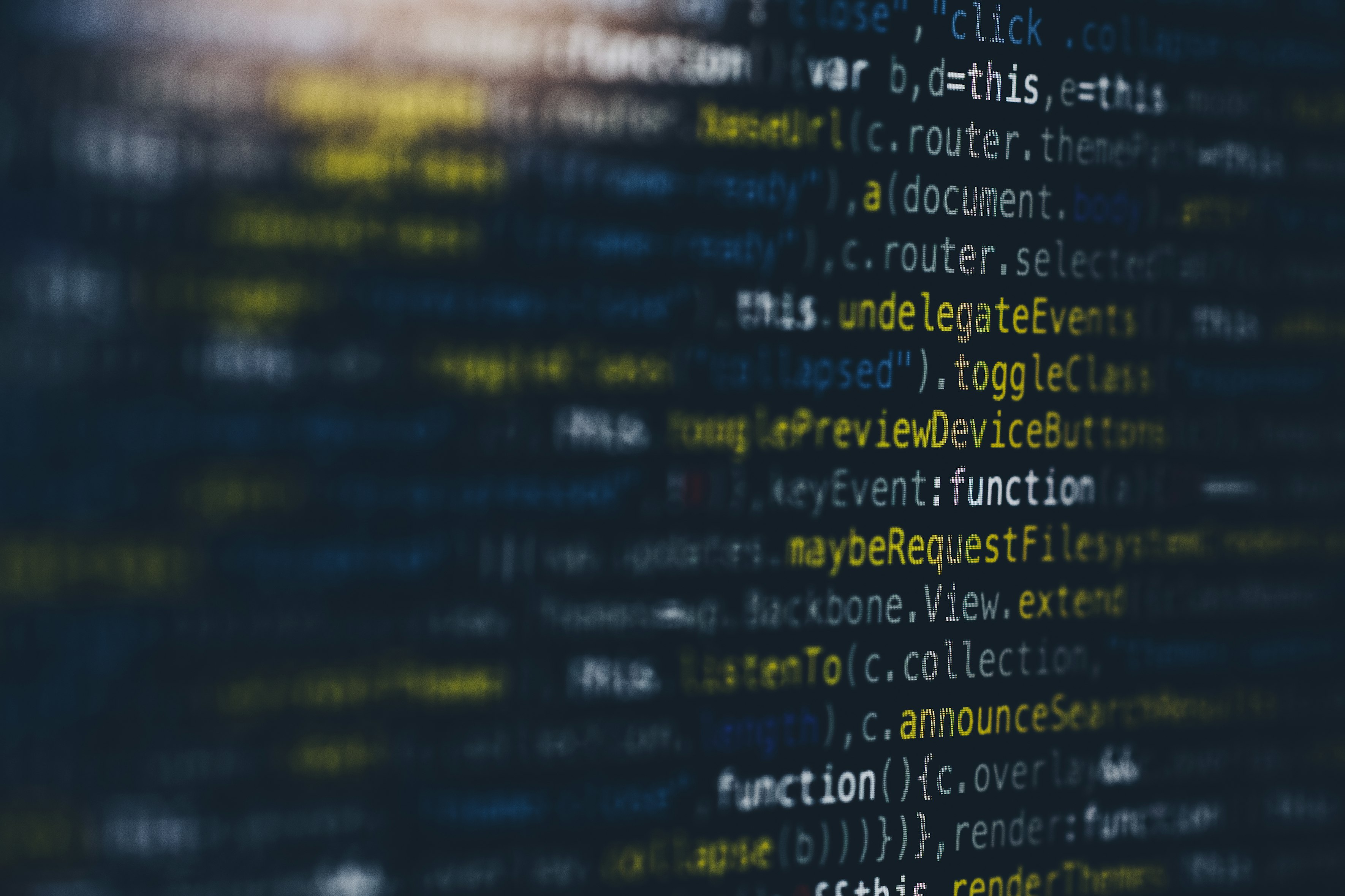 computer die data laat zien